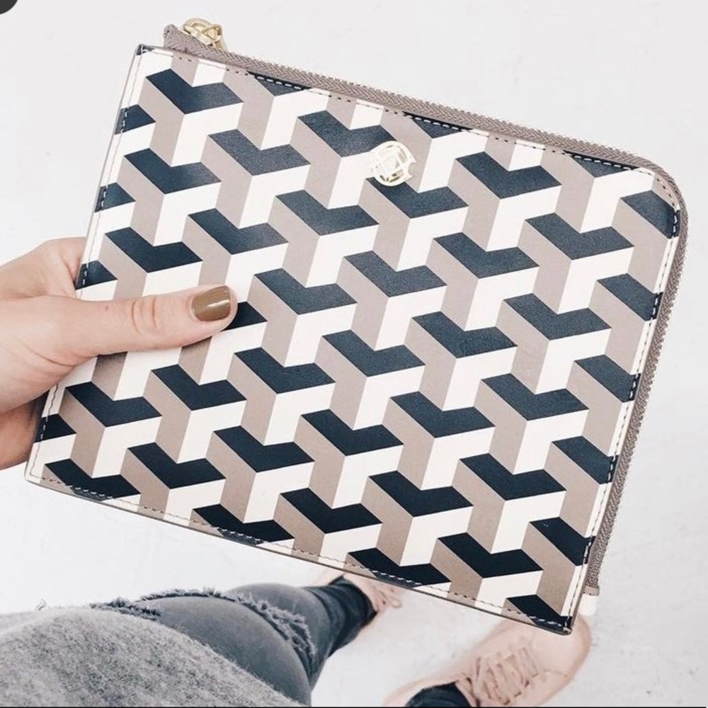 *ISO* Elle Clutch in Sultans Windowpane